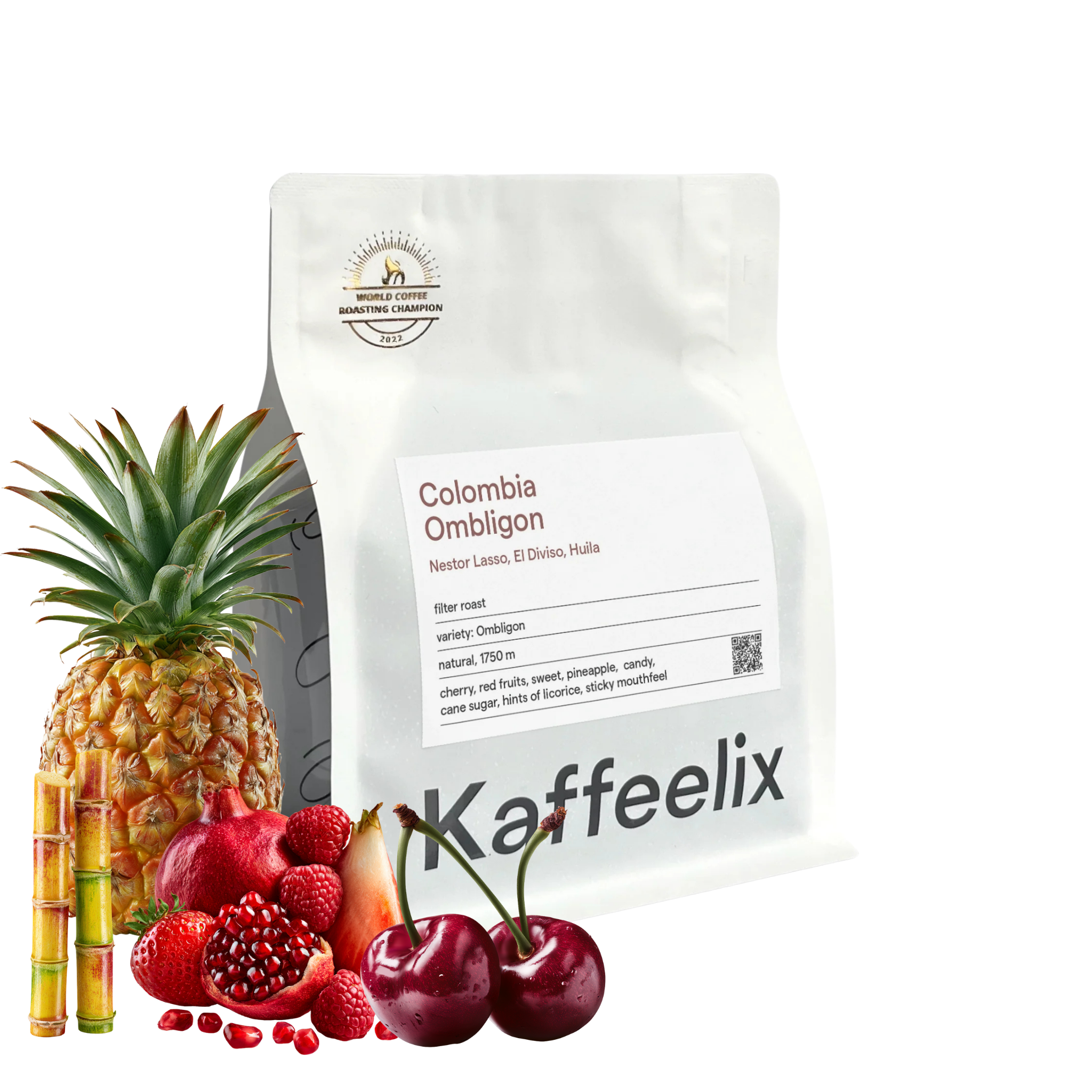Kolumbien natural Ombligon, Nestor Lasso - 250g