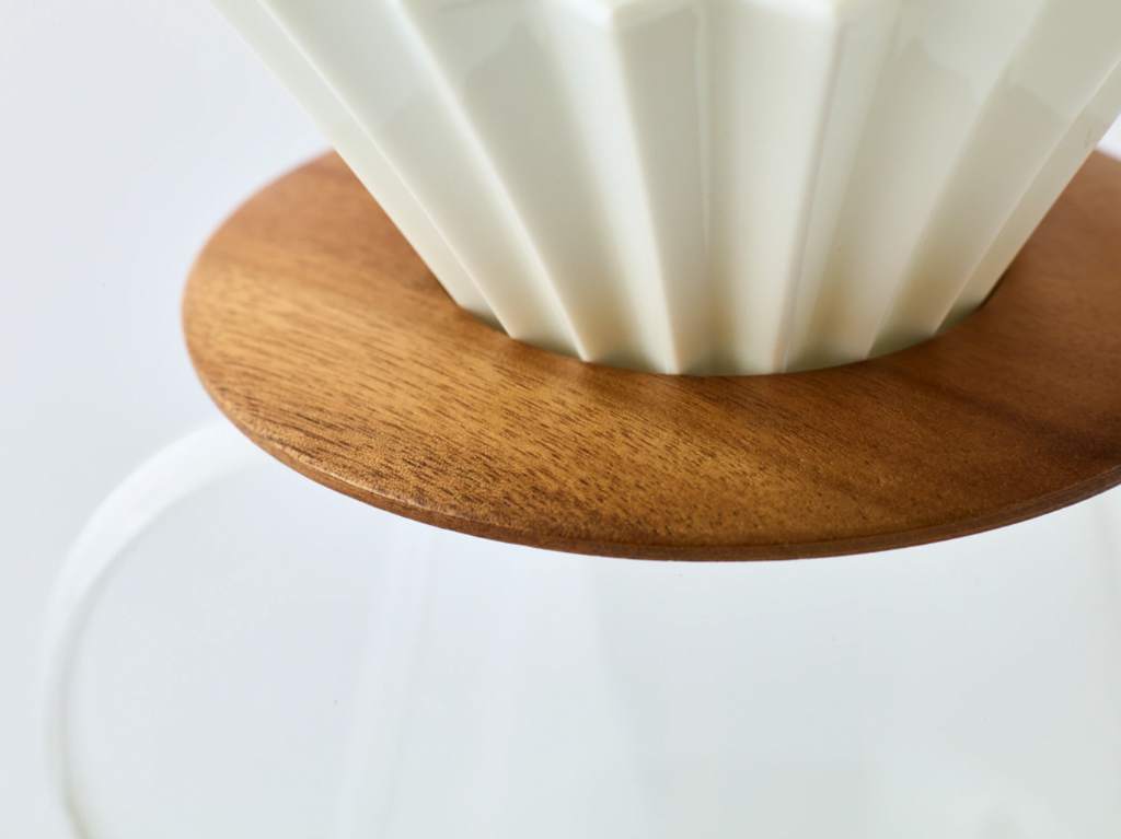 Origami dripper holder - wooden