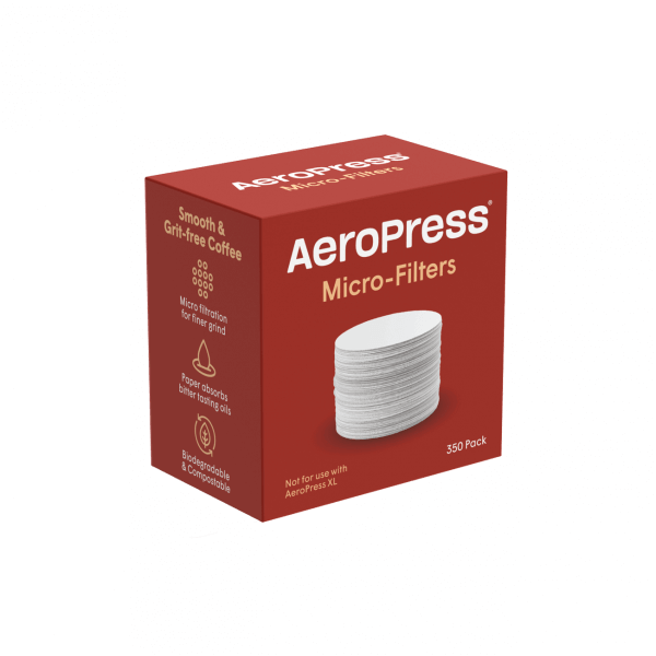 AeroPress Papier Micro-Filter - 350 pcs, Standard - Weiß